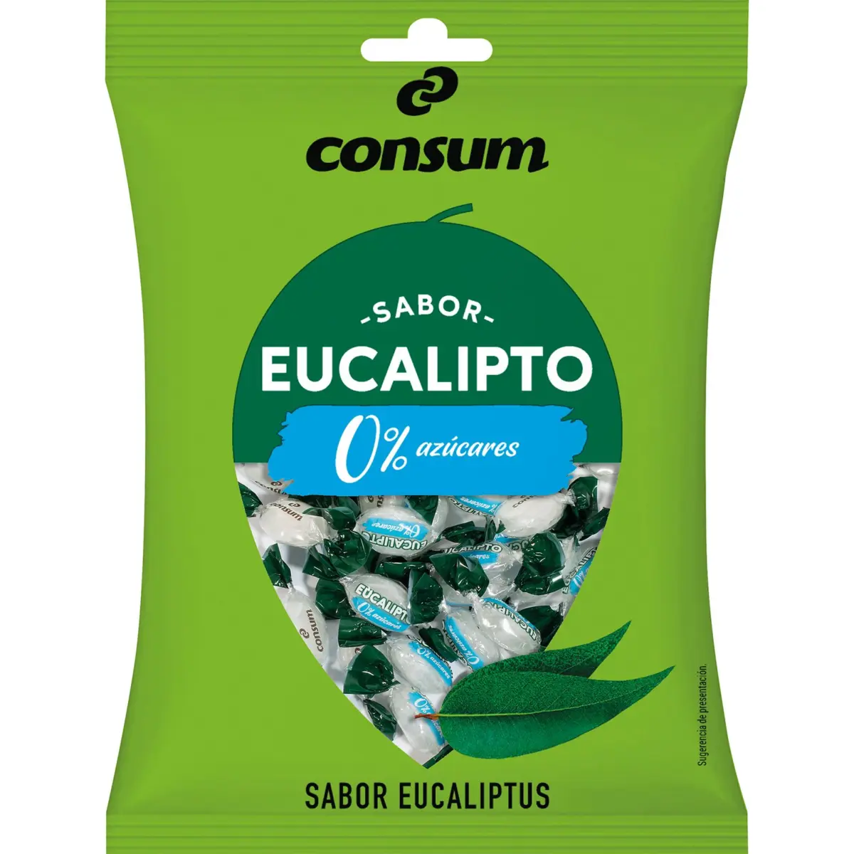 Caramelo Eucalipto sin Azúcar Consum