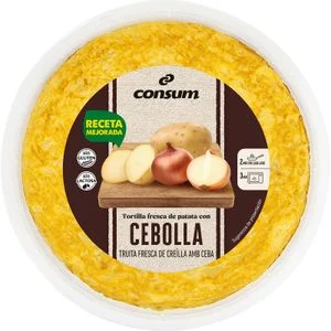 Tortilla de Patata Fresca con Cebolla Consum