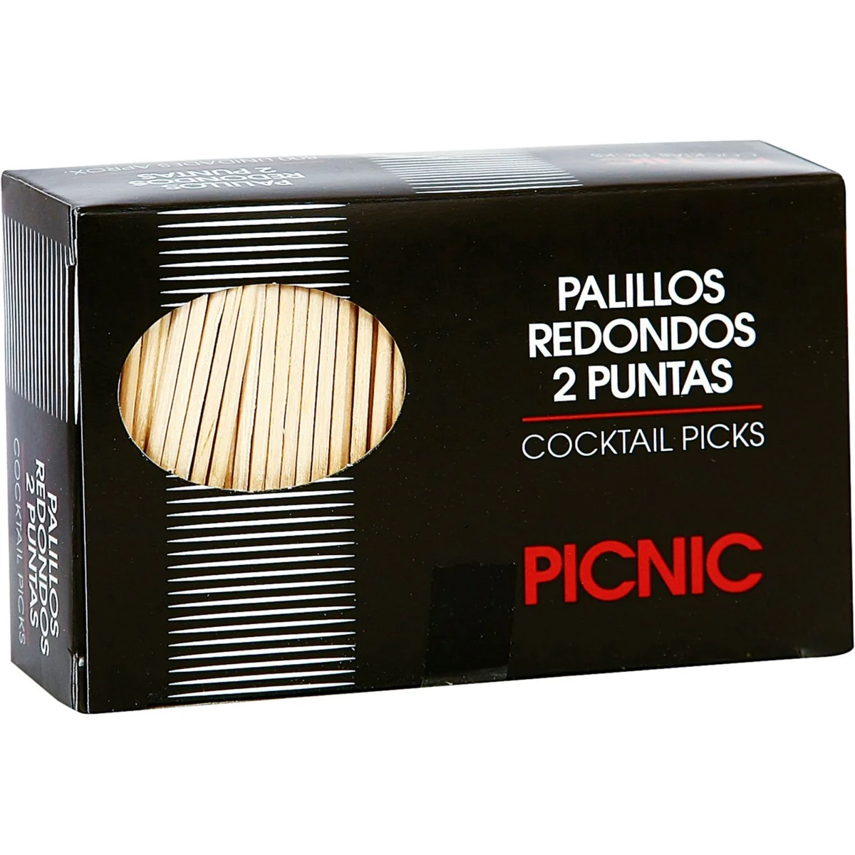 Round birch toothpicks 800 units Betik