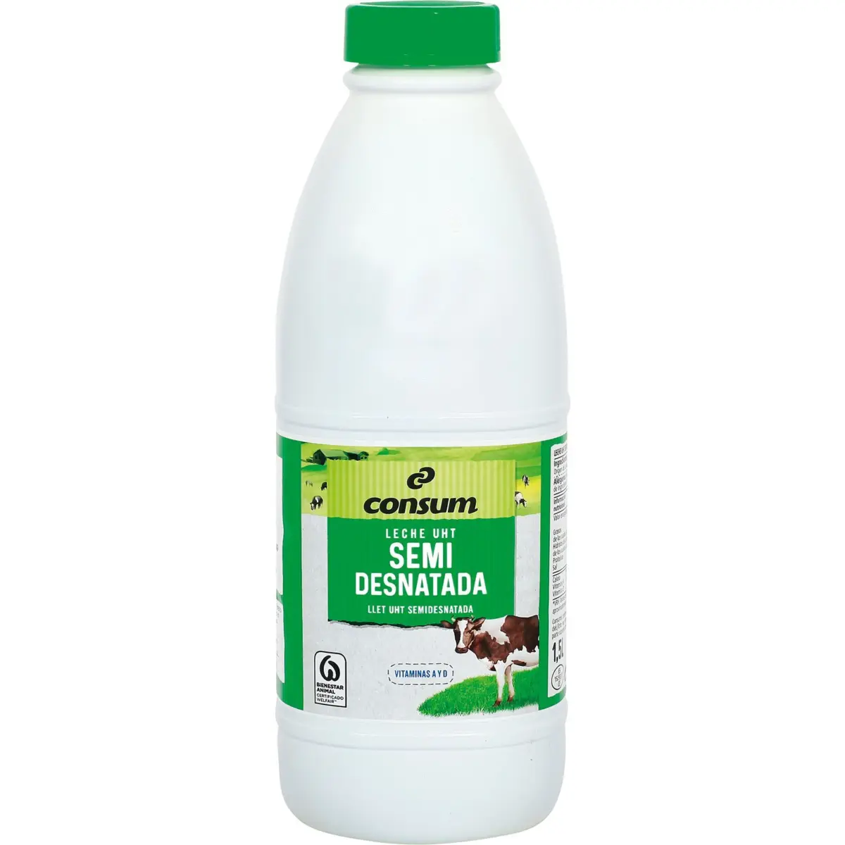 Fettarme Milch, Flasche Consum