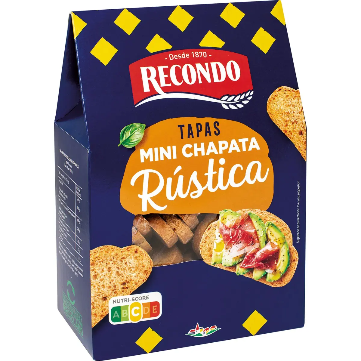 Mini xapata rústica Recondo
