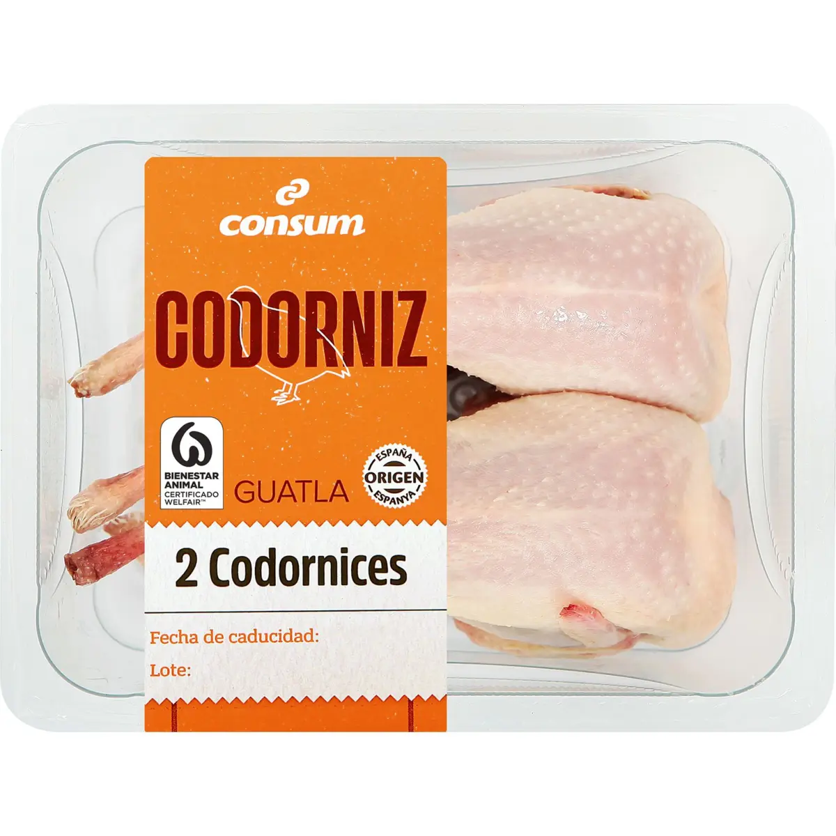 Перепела, 2 штуки Consum