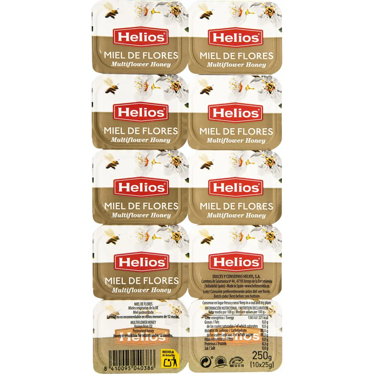 Квітковий мед, упаковка з 10 шт. Helios