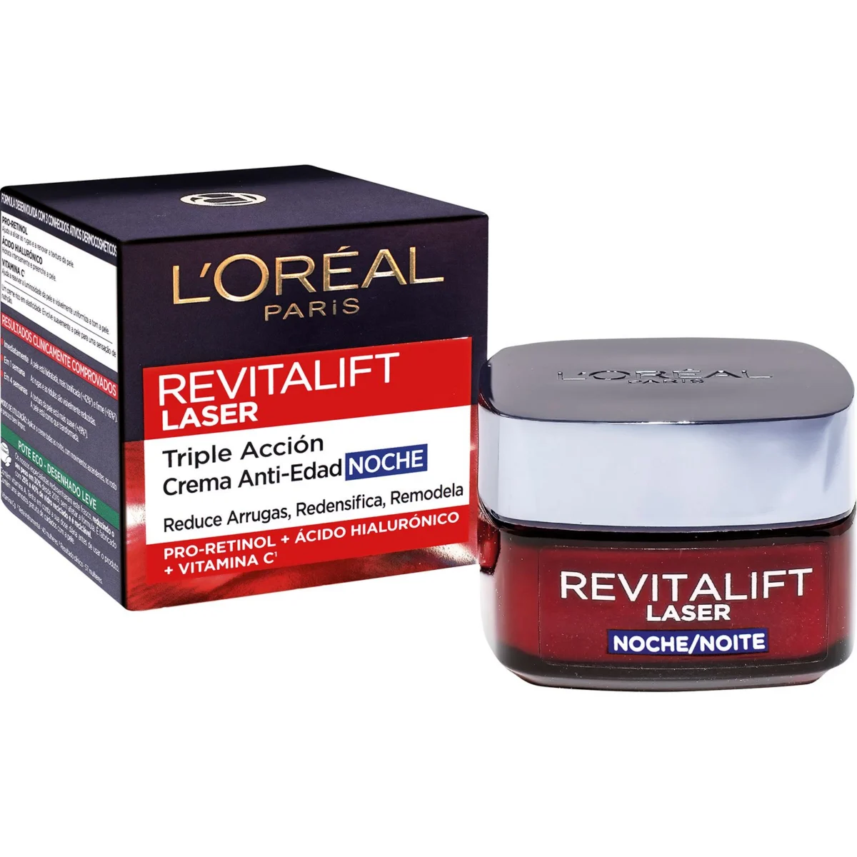 Crema de nit antiedat Revitalift Làser L'oreal