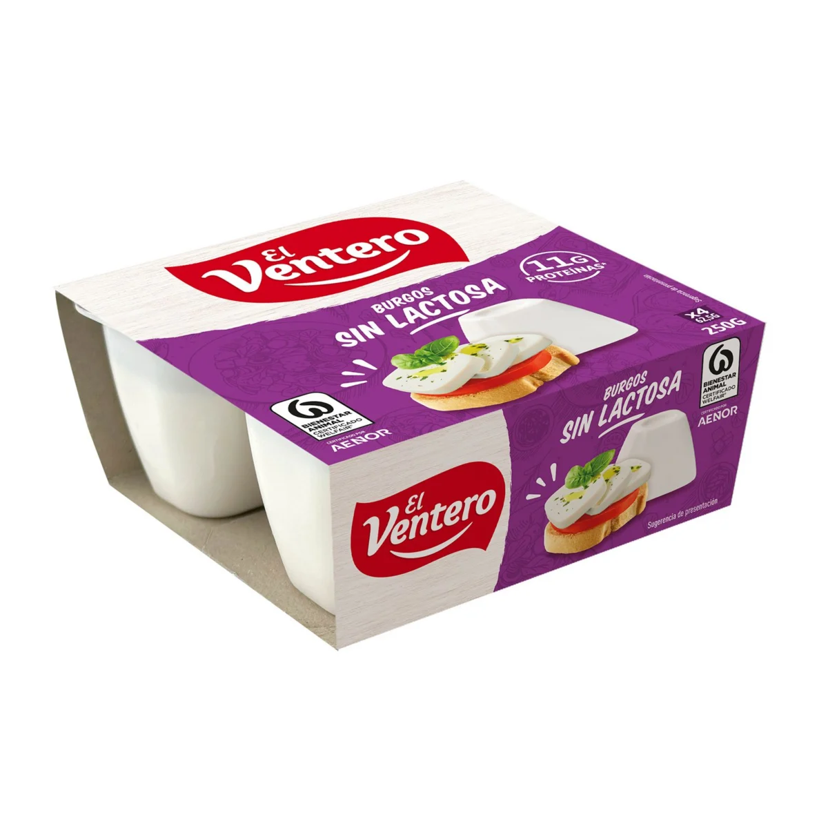 Queso Burgos sin Lactosa El Ventero