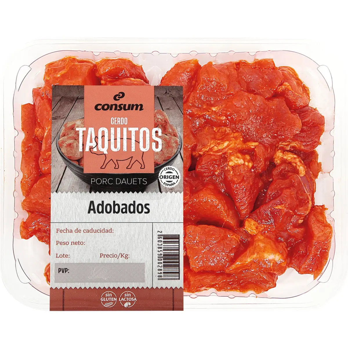 Marinated pork bites Consum