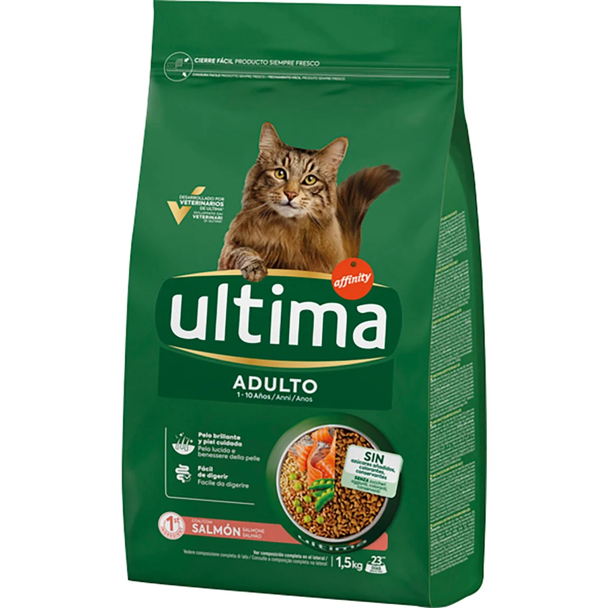 Comida Seca Gato Adulto Salmón Ultima