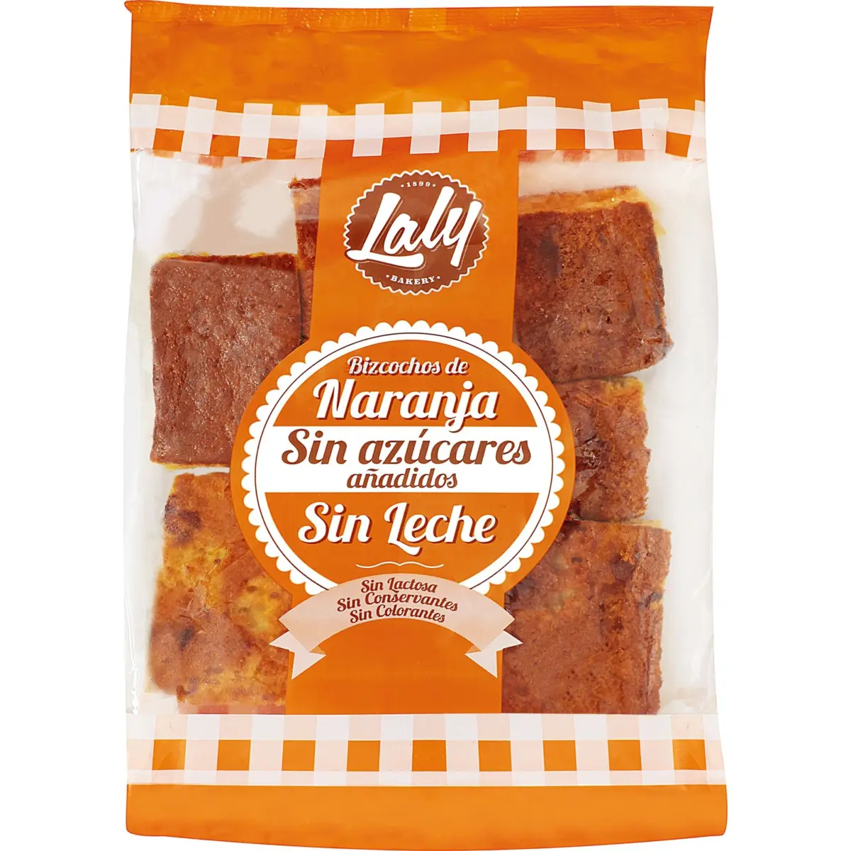 Biscuits à l’orange sans sucres ajoutés et sans lait Laly