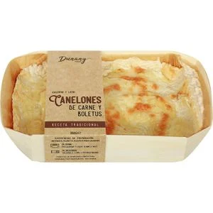 Canelones de Carne con Boletus Dunany
