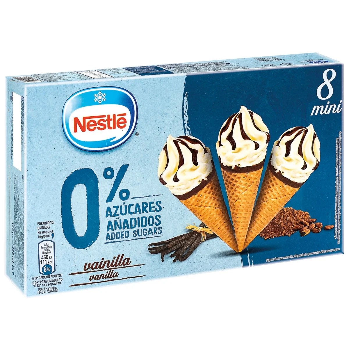 Mini-Vanillehörnchen ohne Zucker, 8 Stück Nestle