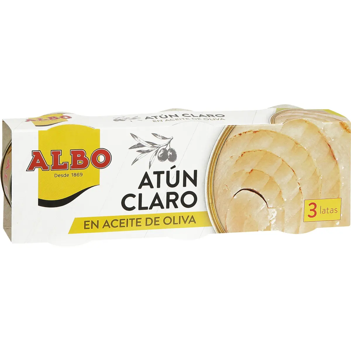Atún Claro Aceite Oliva Pack 3 Albo