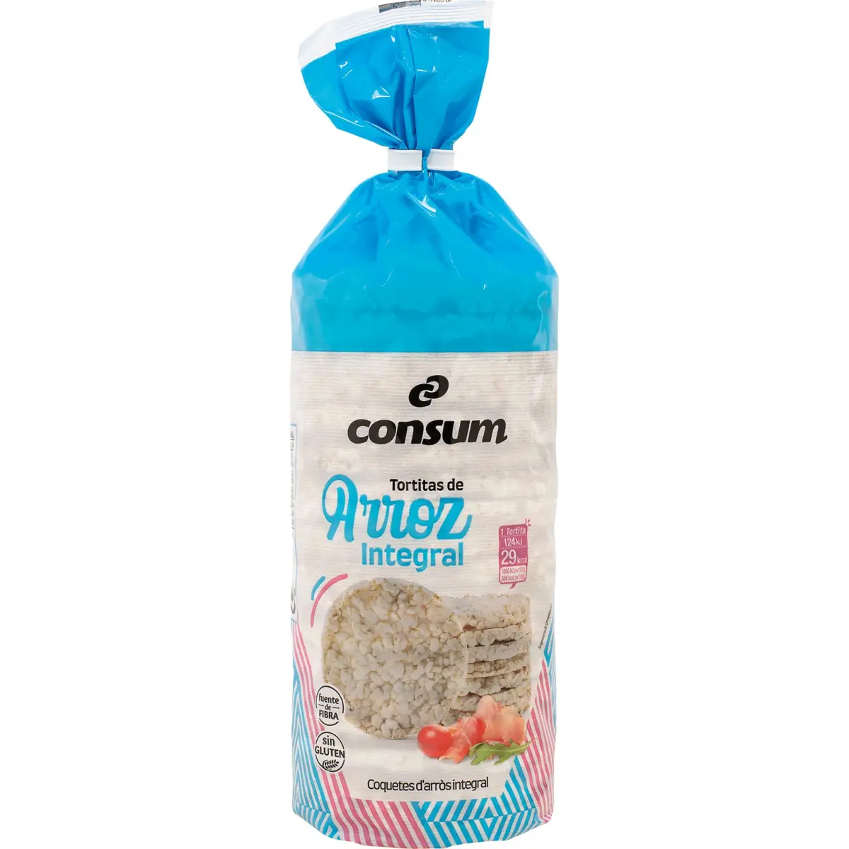 Vollkorn-Reiswaffeln, Packung Consum