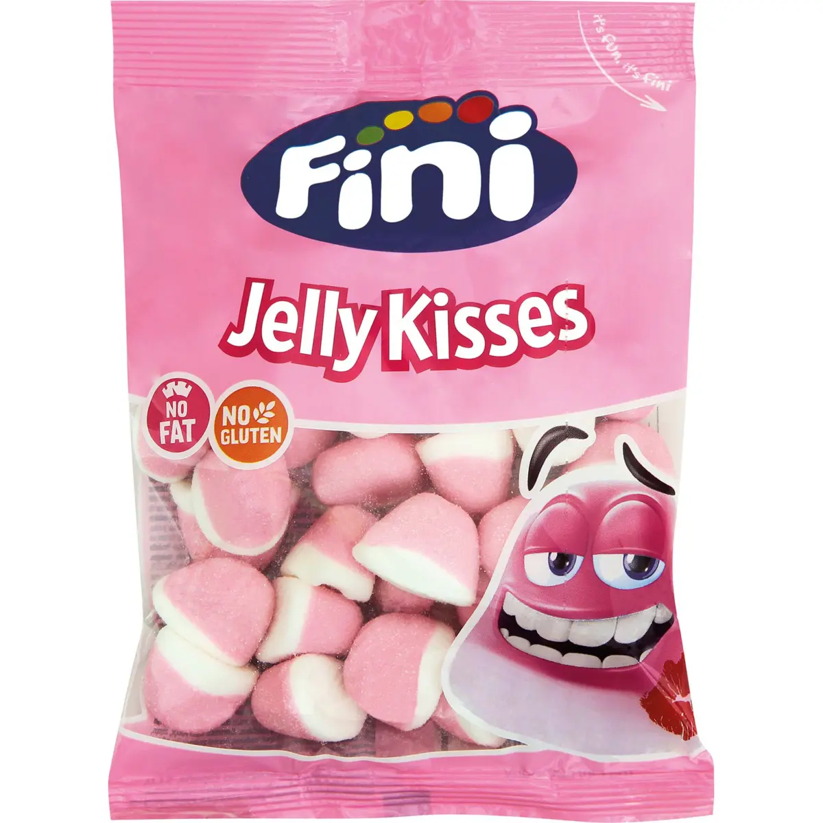 Jelly Kisses mit Erdbeer-Sahne-Geschmack Fini