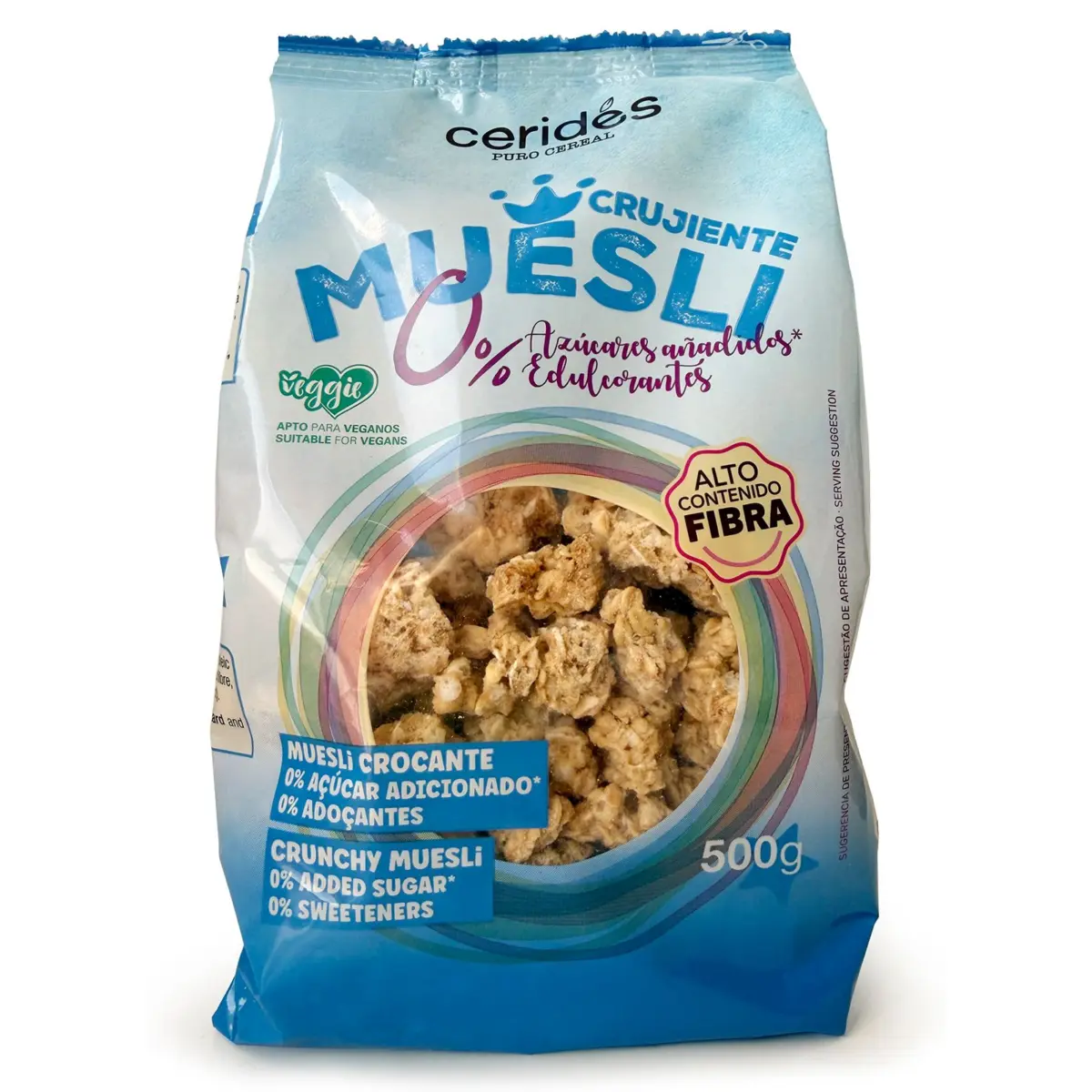 Muesli croustillant sans sucre Ceridés