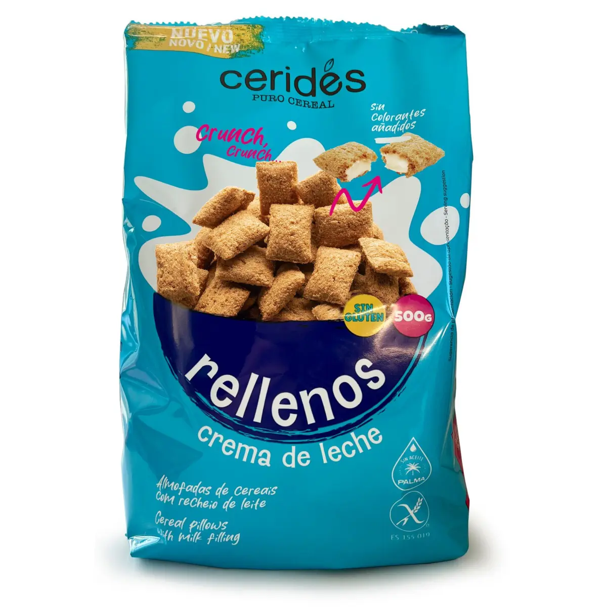 Cereales Rellenos Leche sin Gluten Ceridés