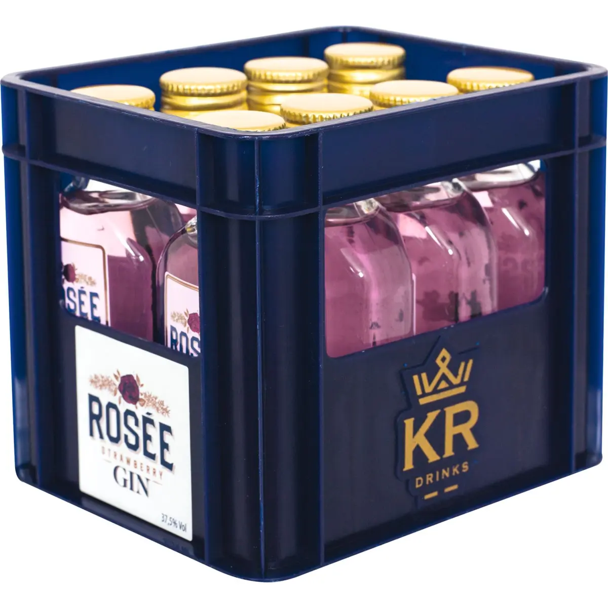Caixa de ginebra de maduixa Gin Rosee