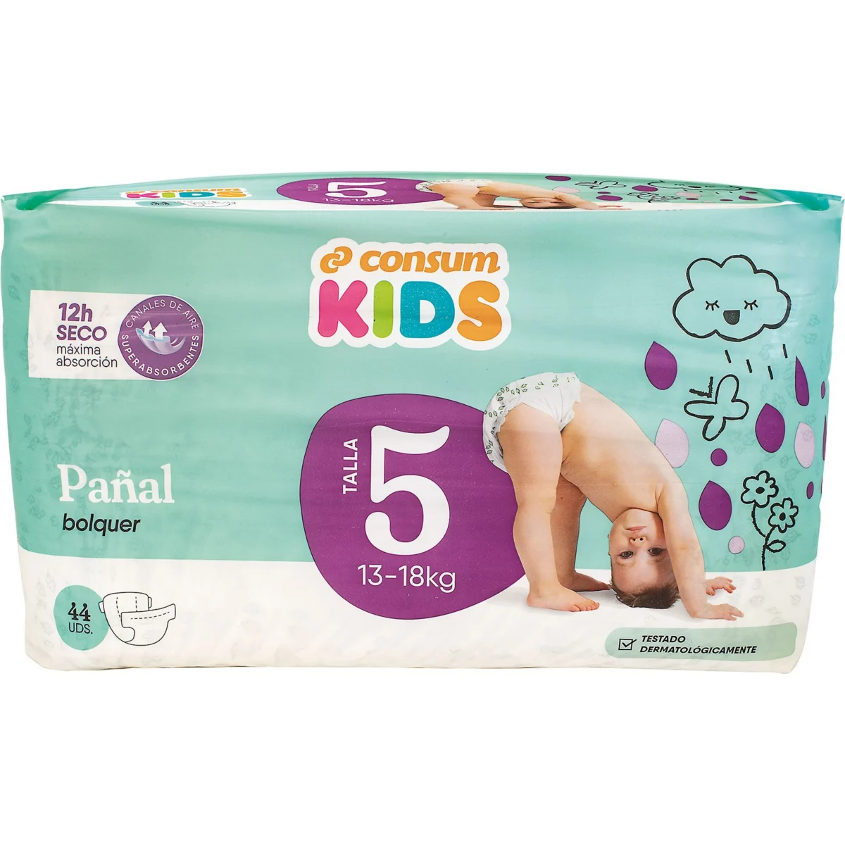 Couches bébé taille 5, 13 - 18 kg Consum Kids