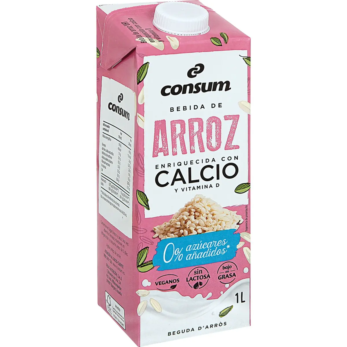 Bebida de Arroz Con Calcio Brik Consum