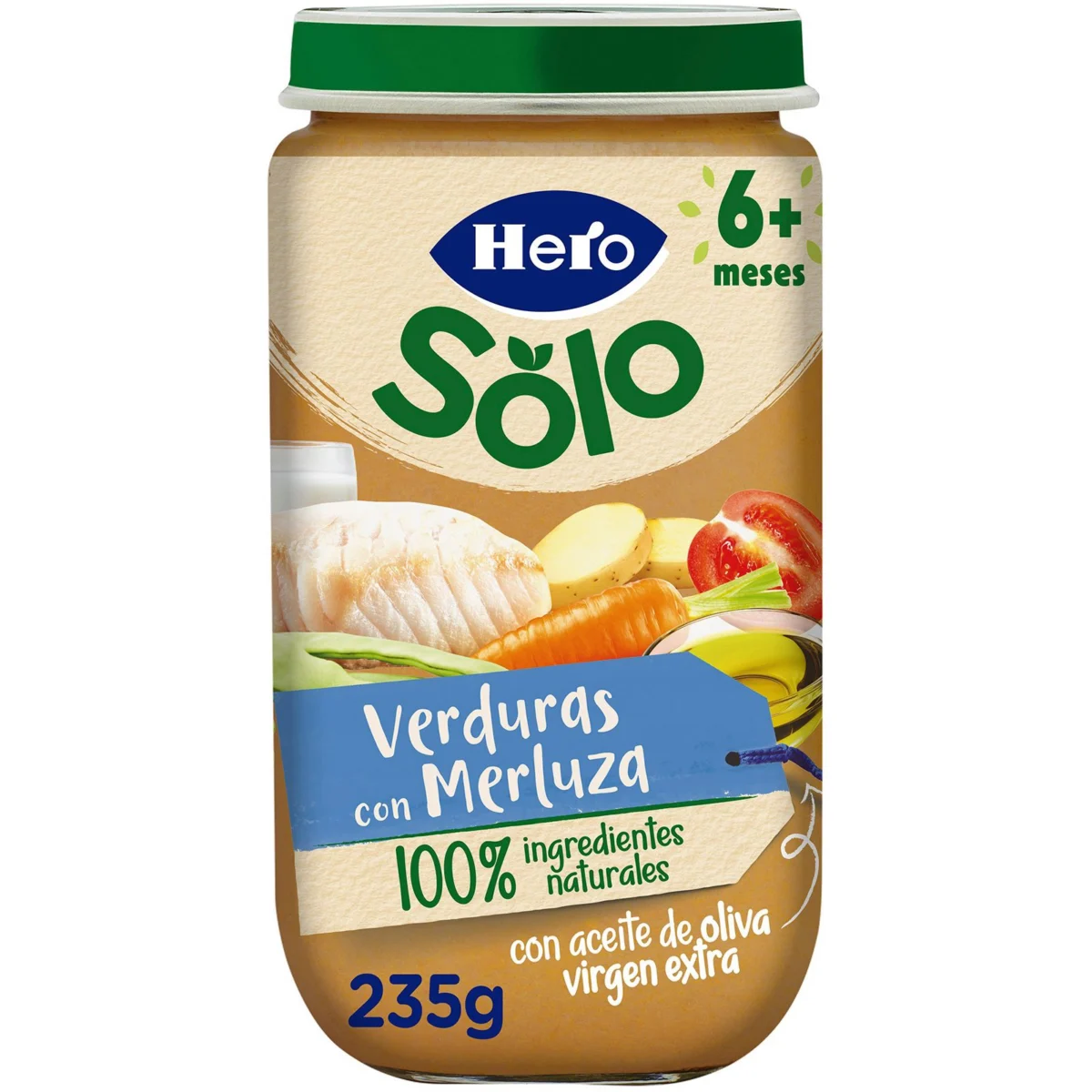 Potet de verduretes amb lluç Hero