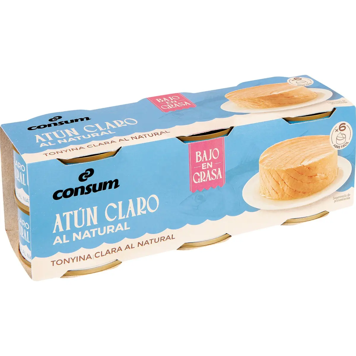 Heller Thunfisch Natur, 6er-Pack Consum