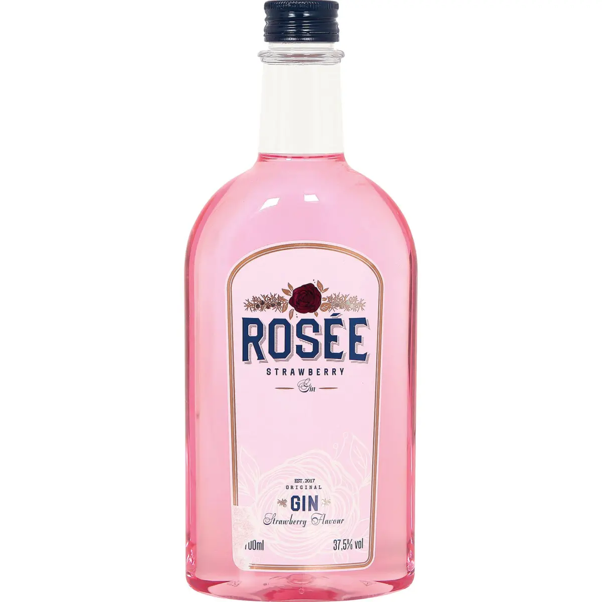 Erdbeer-Gin in PET-Flasche Rosee