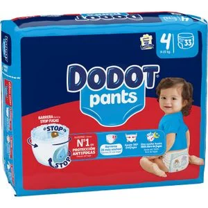 Pañal Pants T 4 9-15 Kilos Dodot
