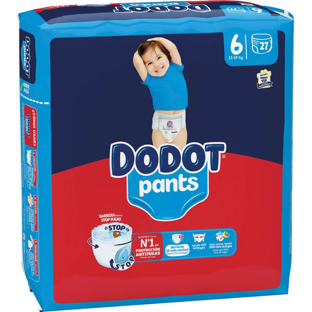 Pants-Windeln Größe 6, 16-22 kg Dodot