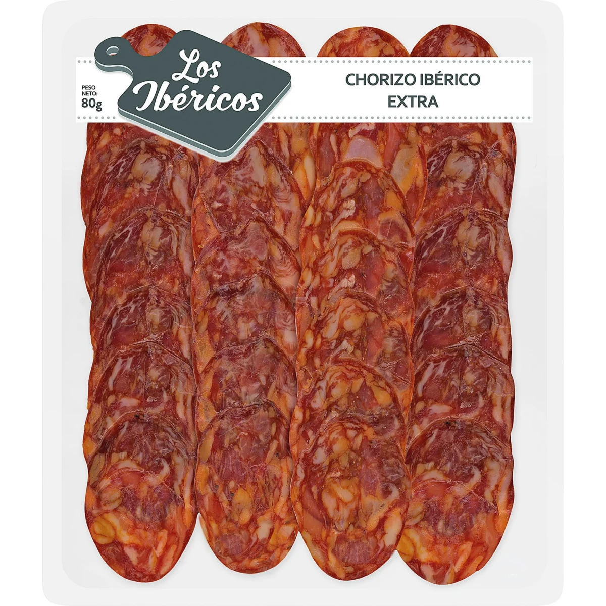 Chorizo ibérique extra en tranches Los Ibéricos