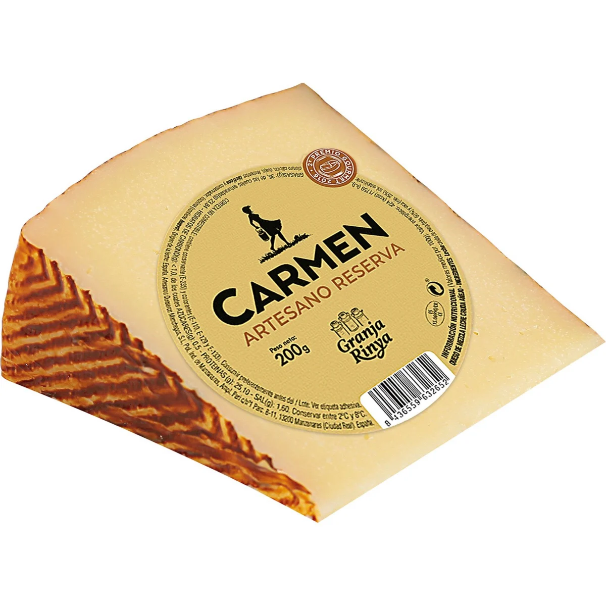 Formatge artesà reserva de barreja de llet crua Carmen