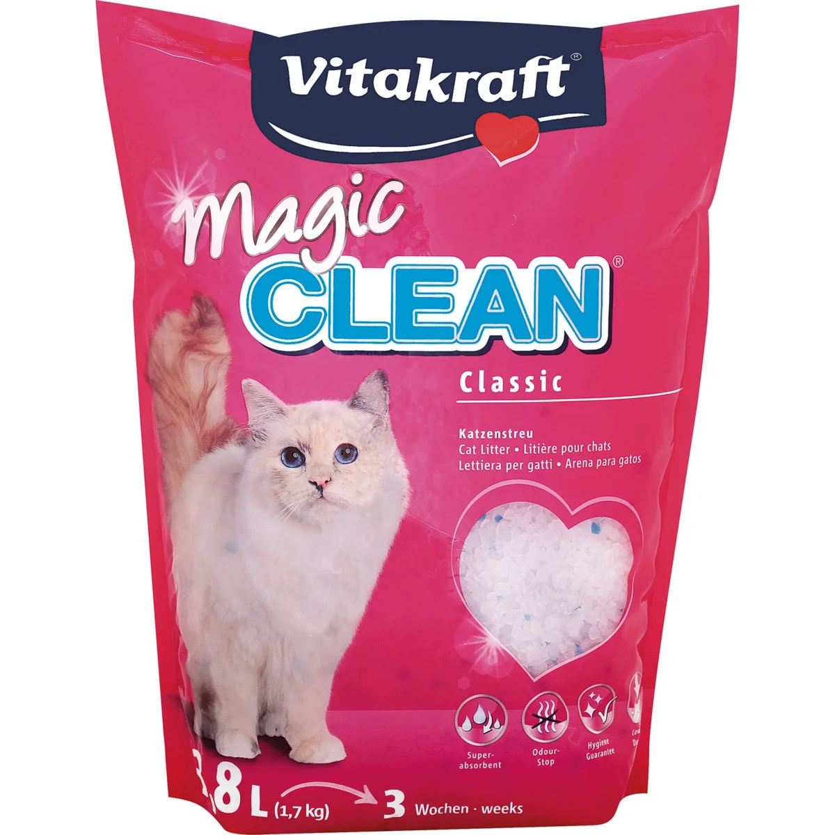 Perlas Silice Gatos Magic Clean