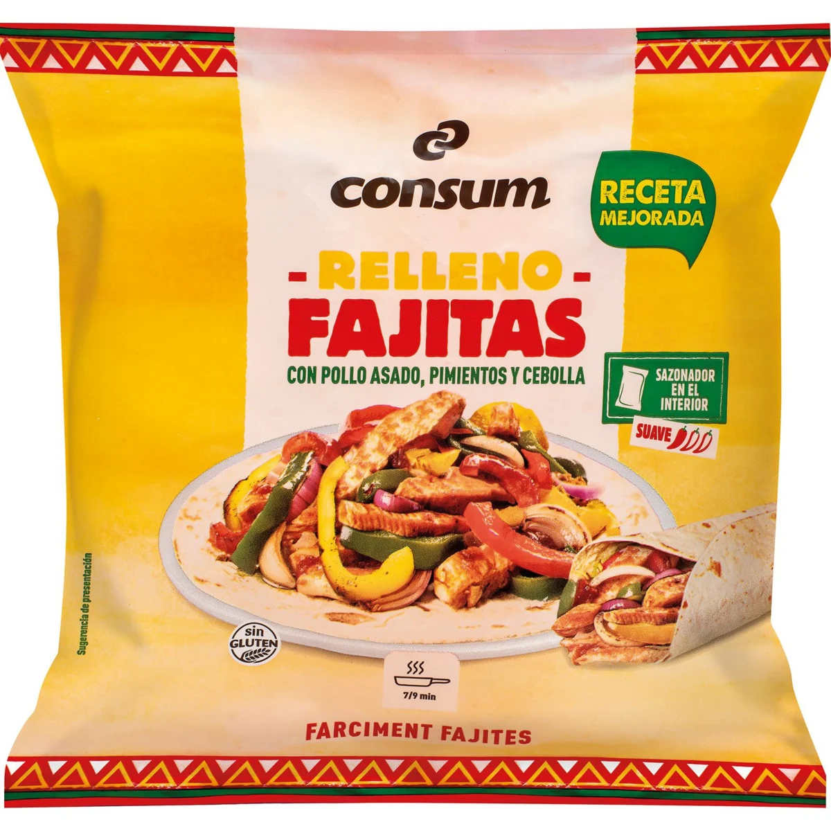 Farciment per a fajites Consum