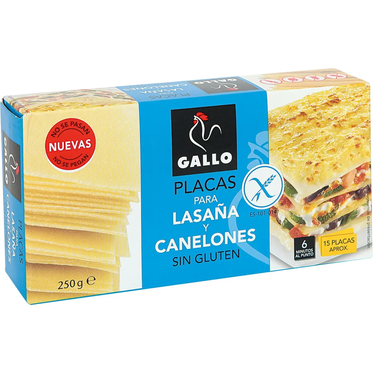 Gluten-free lasagne and cannelloni sheets Gallo