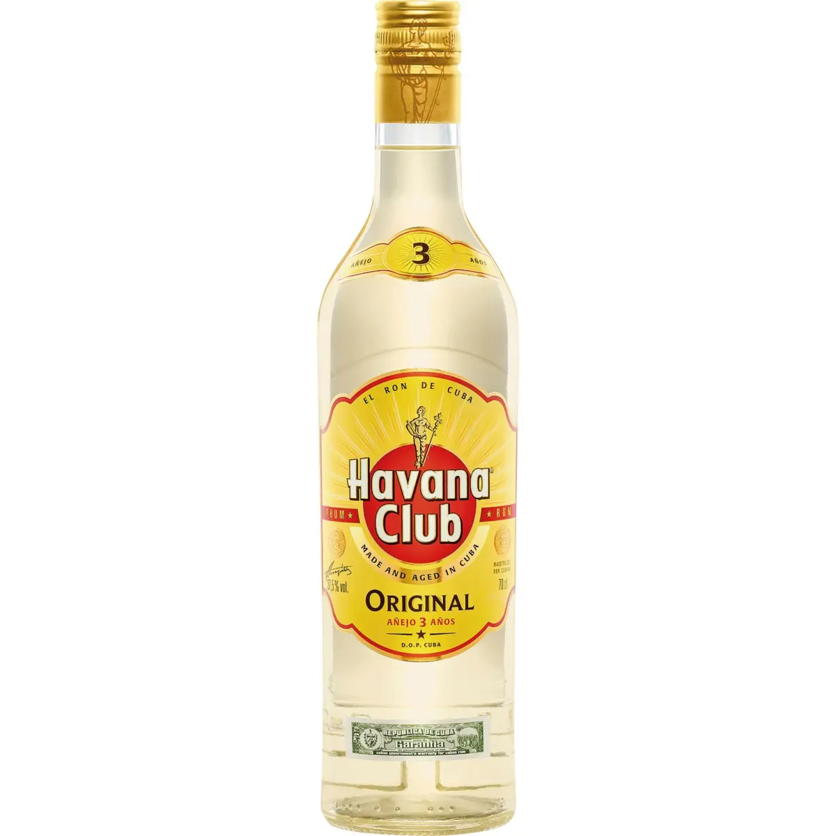 Ron Añejo Cubano 3 Años Havana Club