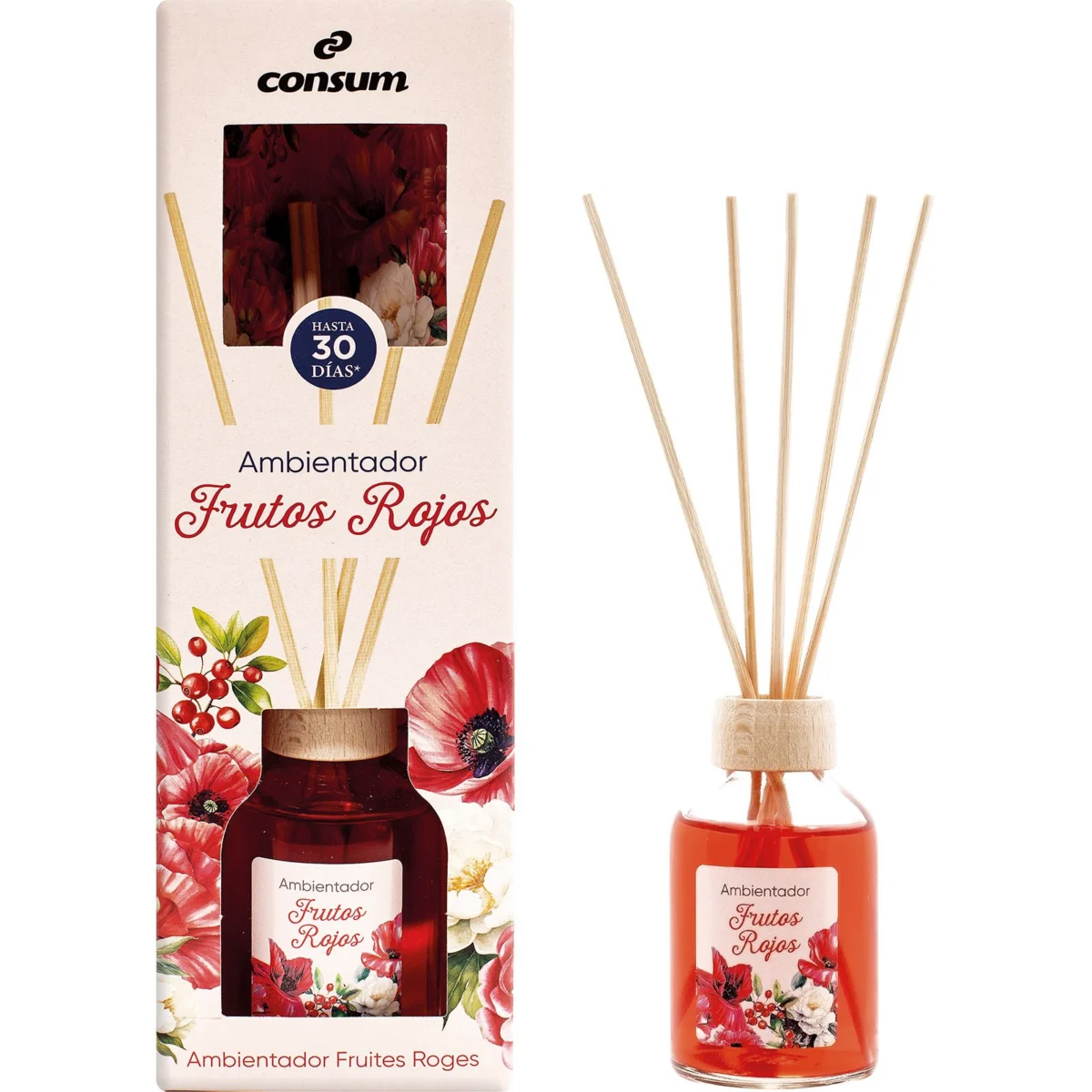Raumduft mit Stäbchen Rote Früchte Consum