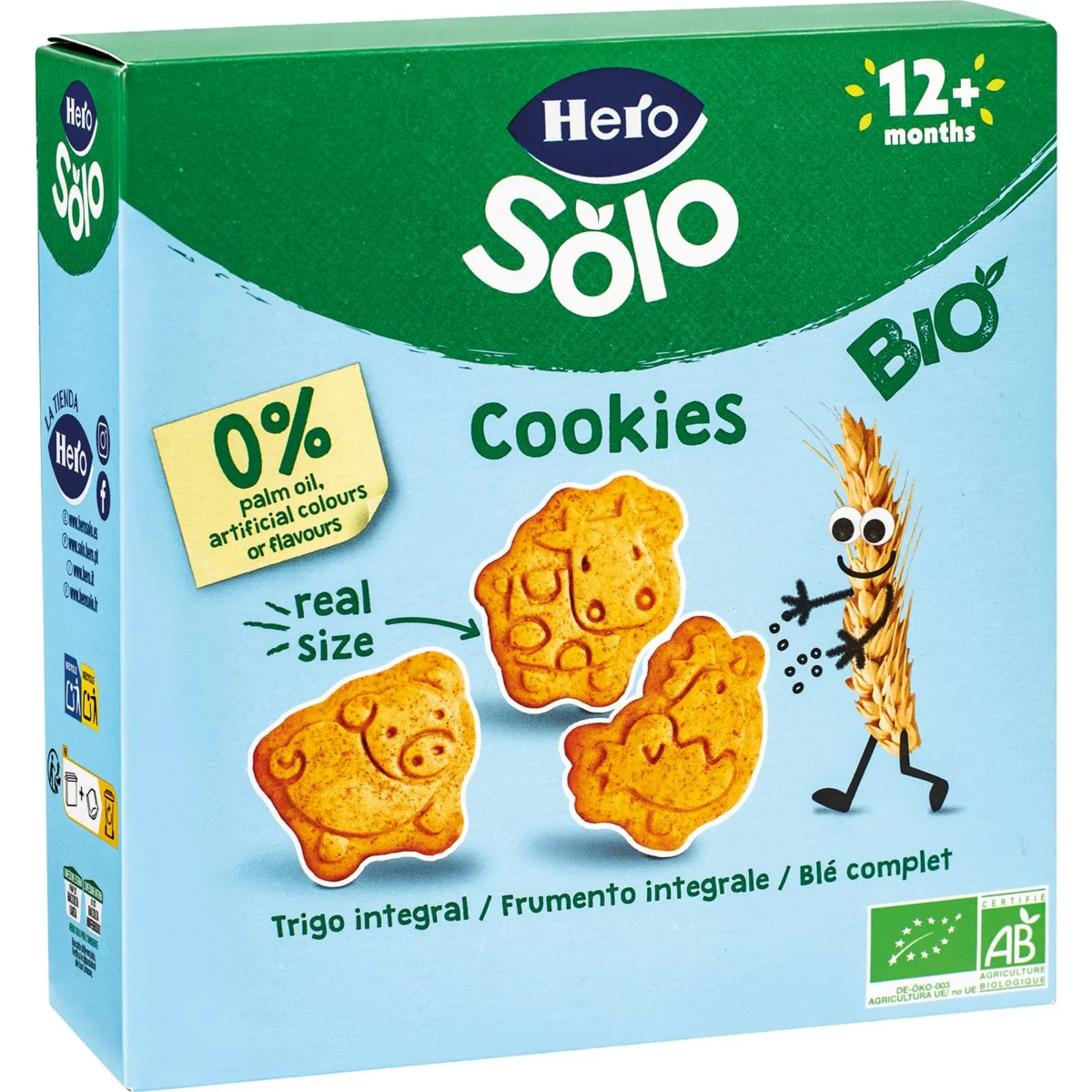 Animal Biscuits Made Only from Cereals, 100% Organic Hero