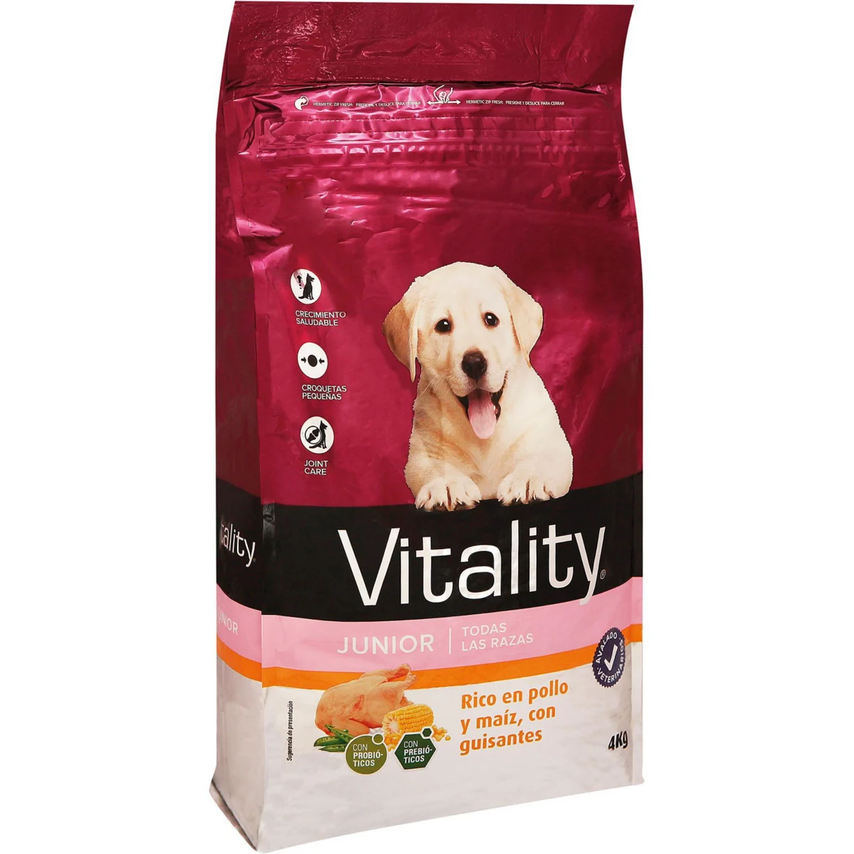 Comida Seca Perro Júnior Rico Pollo Vitality