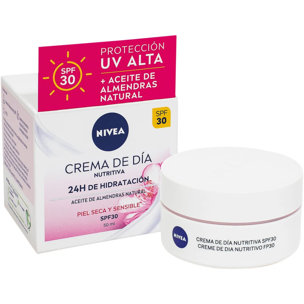 Crema de dia nutritiva i hidratant per a pell seca SPF 30 Nivea