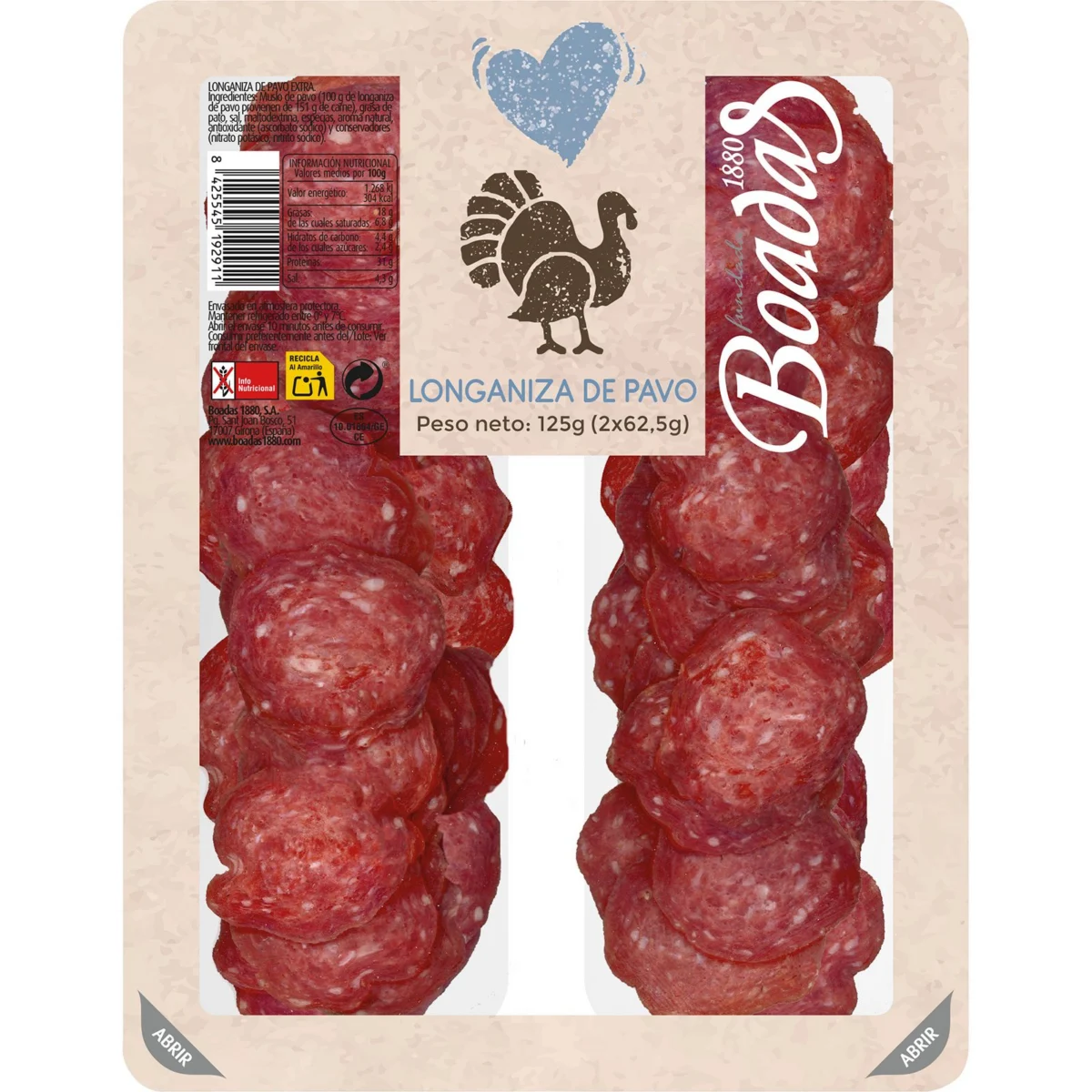Turkey longaniza Boadas