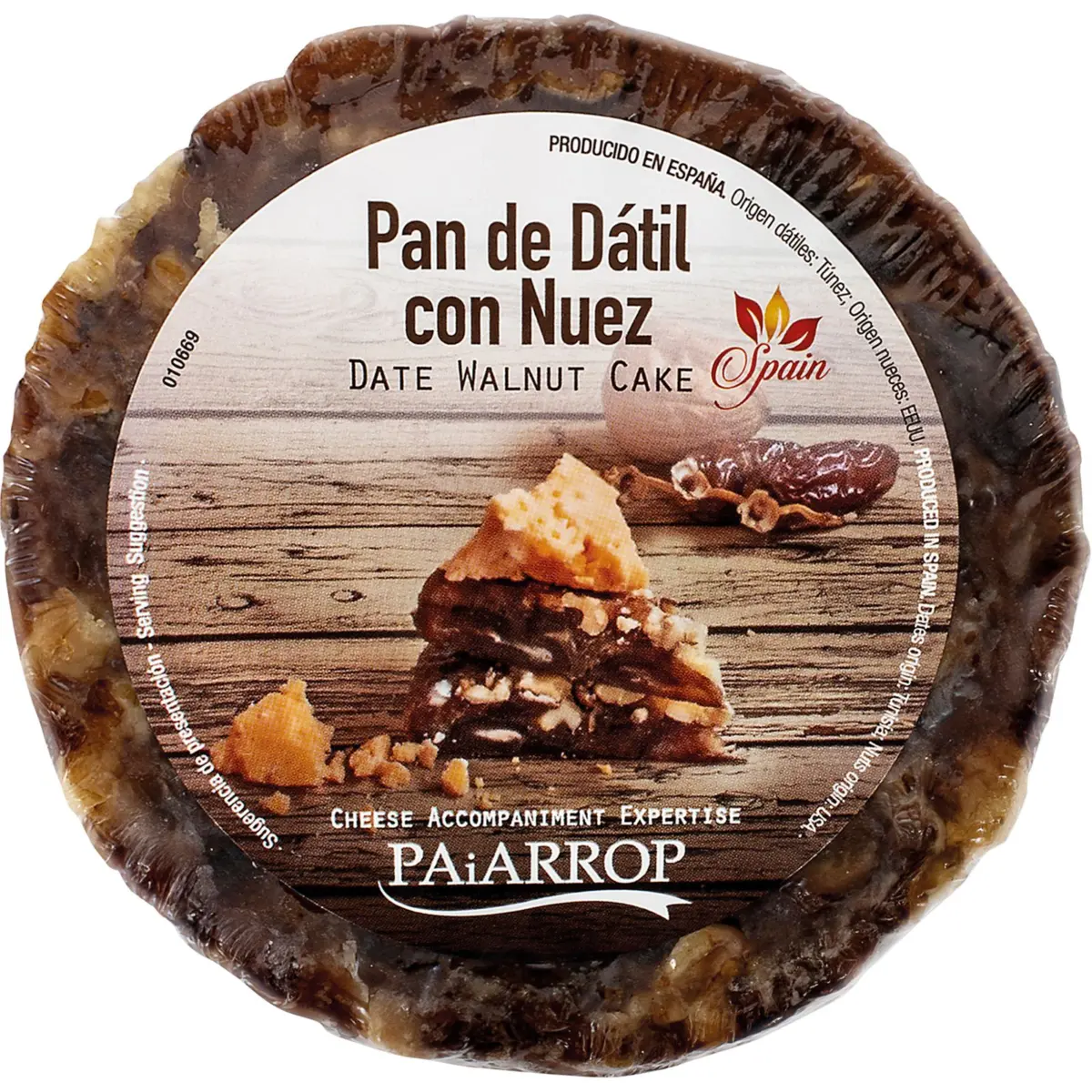 Dattelbrot mit Walnüssen Paiarrop