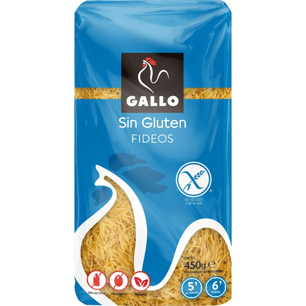 Fideus sense gluten Gallo