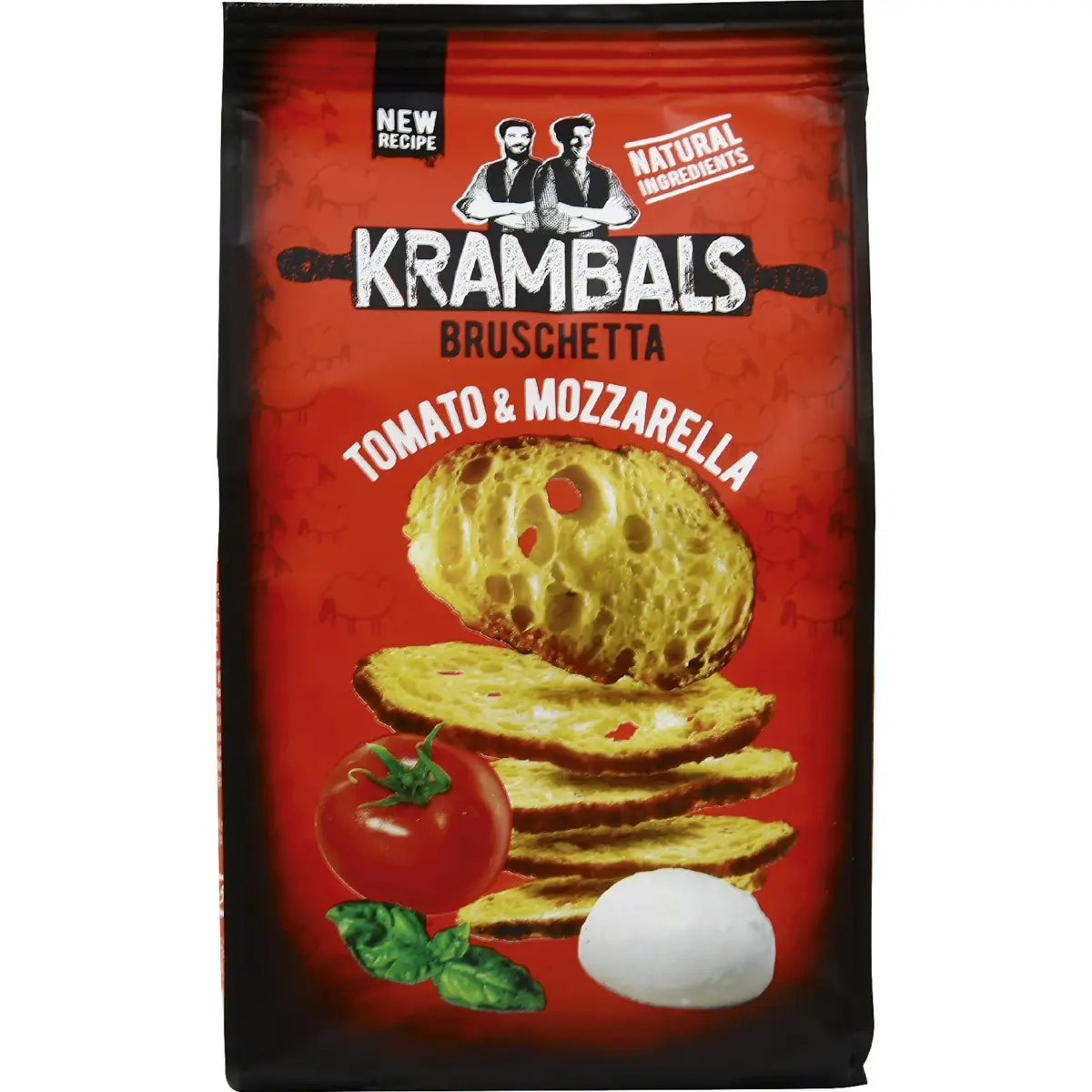 Bruschetta tomate et mozzarella Krambals