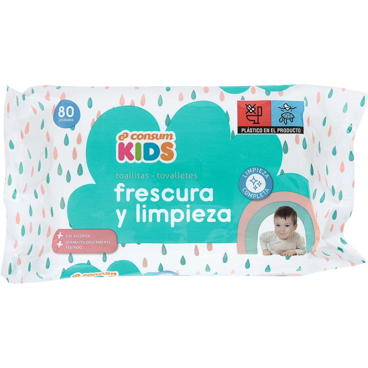 Lingettes Kids fraîcheur et propreté Consum Kids