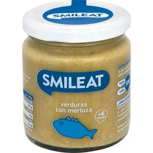 Gemüse mit Seehecht, Babygläschen Smileat