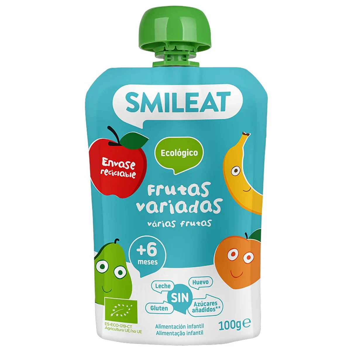 Organic Mixed Fruit Pouch Smileat