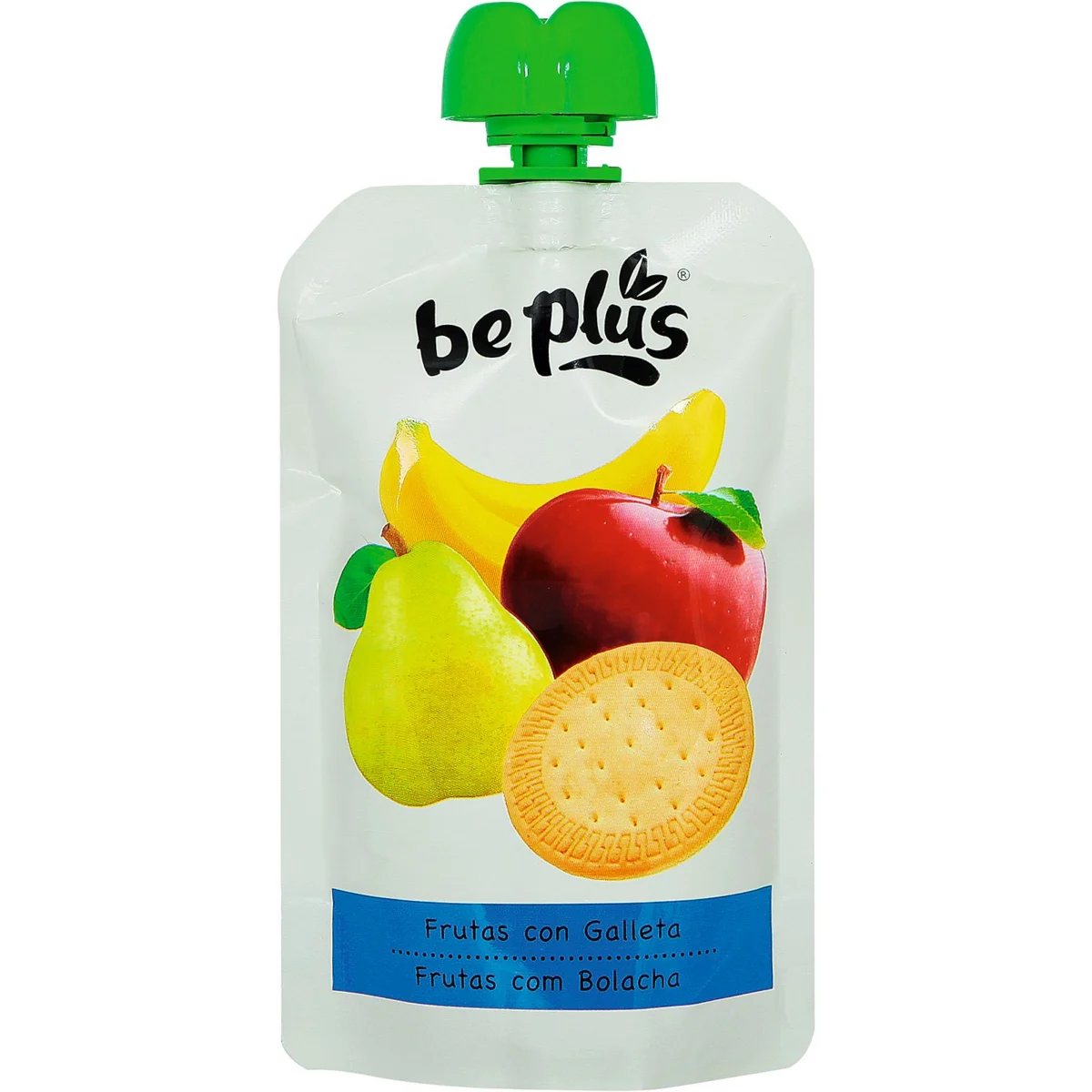 Fruita amb galeta en pouch Be Plus