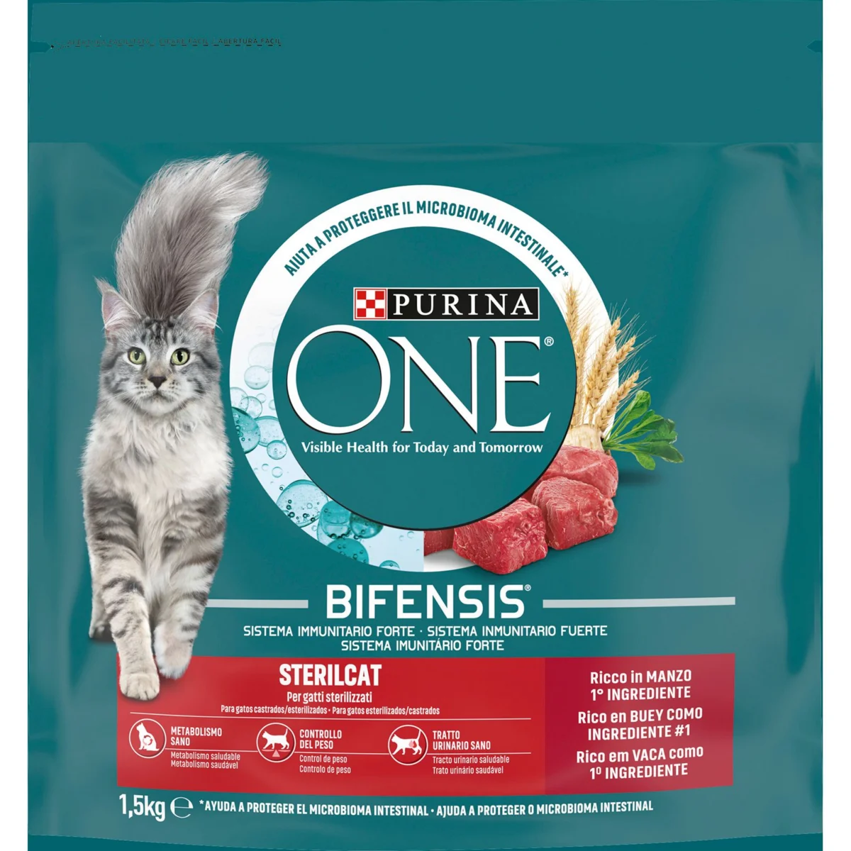 Comida Seca Gatos Esterilizados Bifensis Purina One