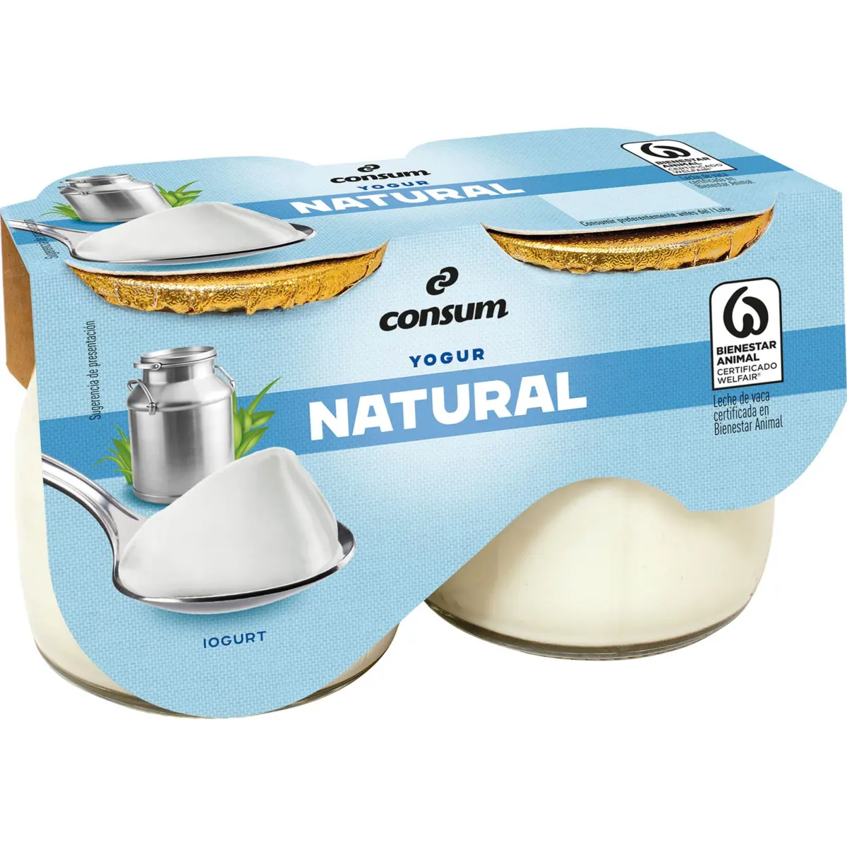 Yogur Natural Pack 2 Unidades Consum