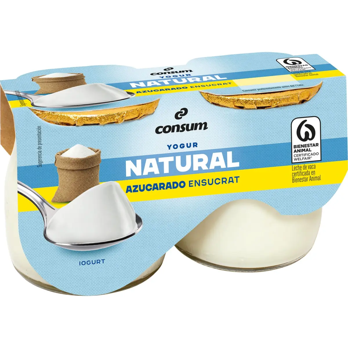 Iogurt natural ensucrat Consum