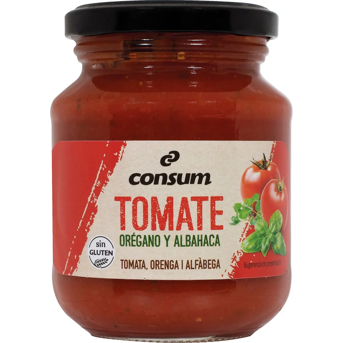 Salsa Tomate Albahaca y Orégano Consum