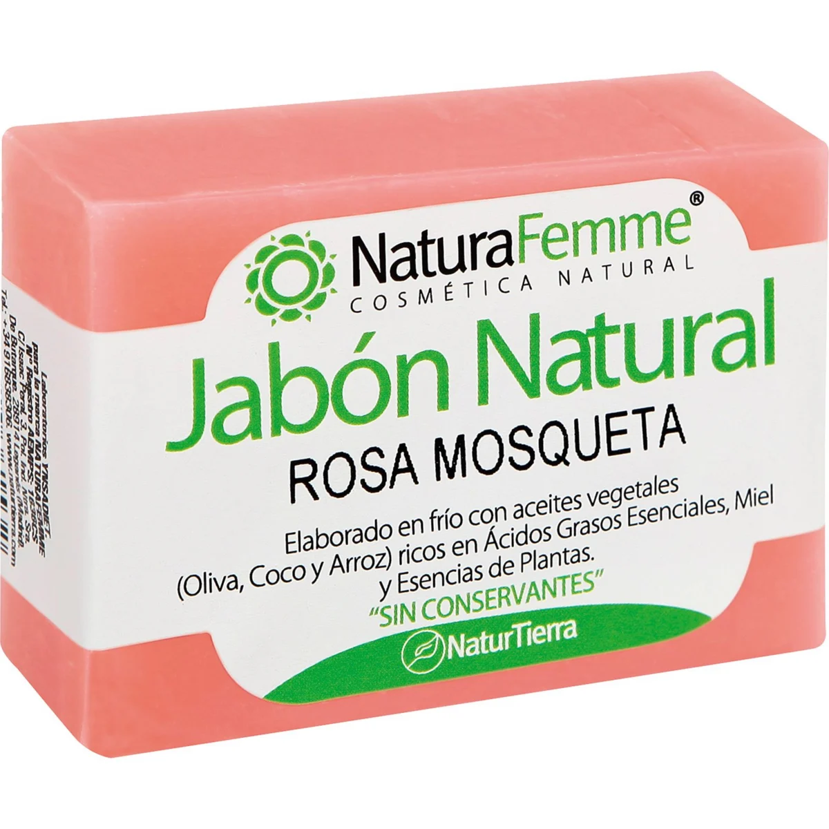 Naturseife mit Hagebuttenöl Naturafemme